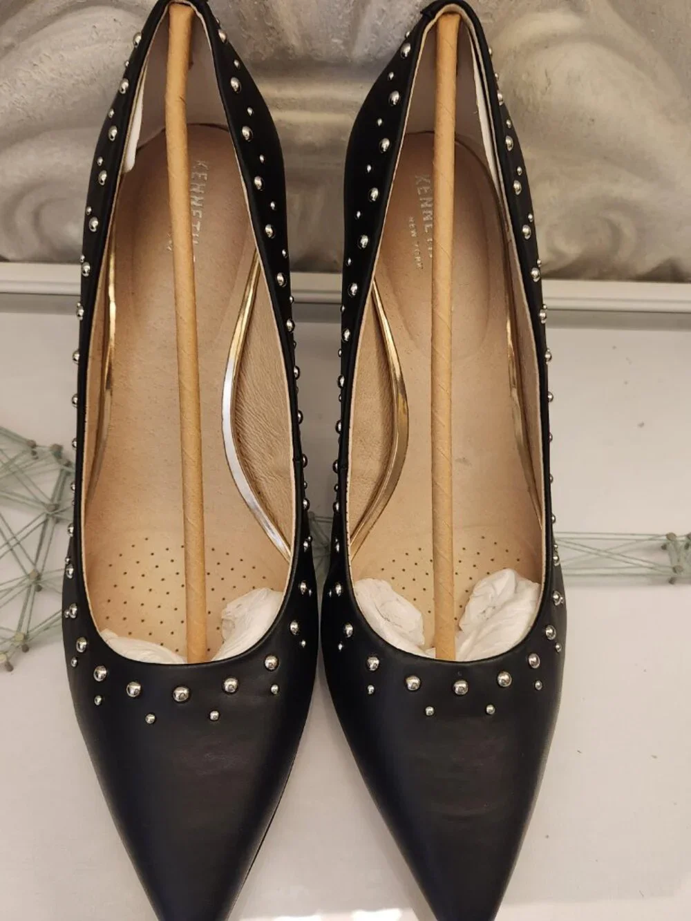 Kenneth Cole NY Black Leather 